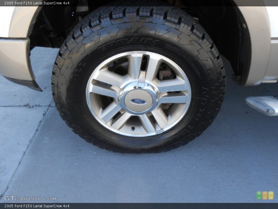 2005 Ford F150 Lariat SuperCrew 4x4 Wheel and Tire Photo #78223793
