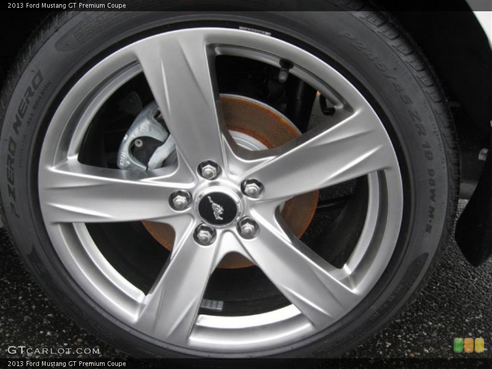 2013 Ford Mustang GT Premium Coupe Wheel and Tire Photo #78225253