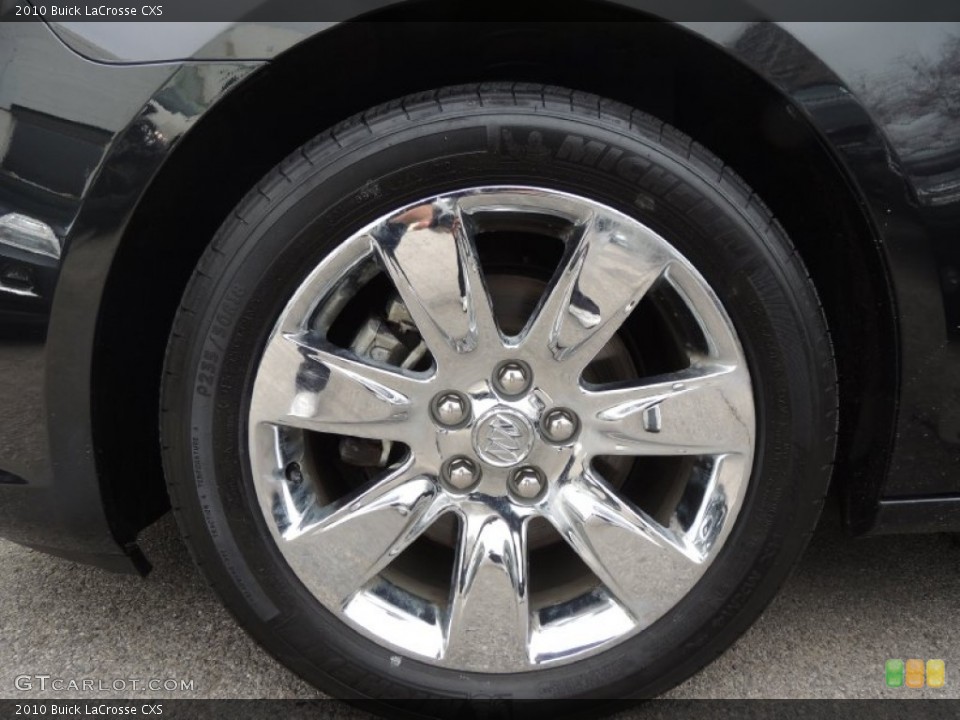 2010 Buick LaCrosse CXS Wheel and Tire Photo #78225787