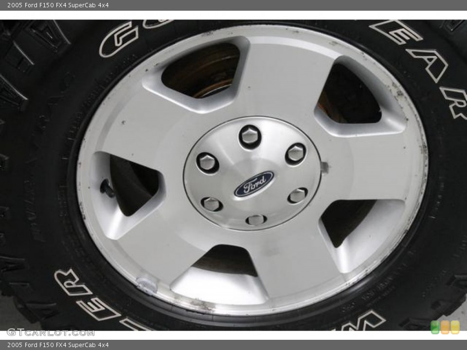 2005 Ford F150 FX4 SuperCab 4x4 Wheel and Tire Photo #78228301