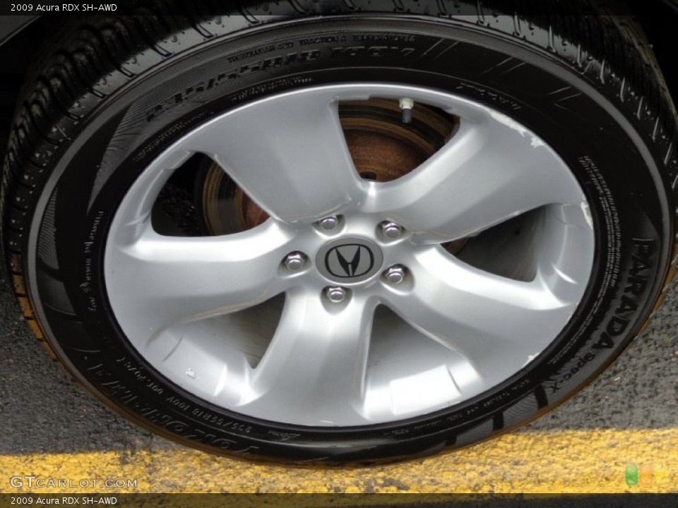 2009 Acura RDX SH-AWD Wheel and Tire Photo #78229998