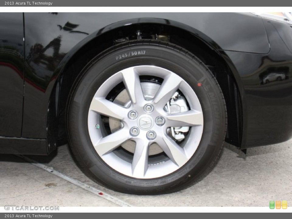 2013 Acura TL Technology Wheel and Tire Photo #78230485