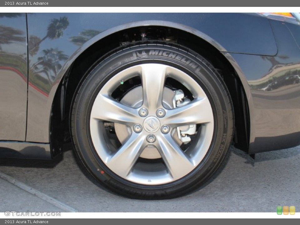 2013 Acura TL Advance Wheel and Tire Photo #78231501