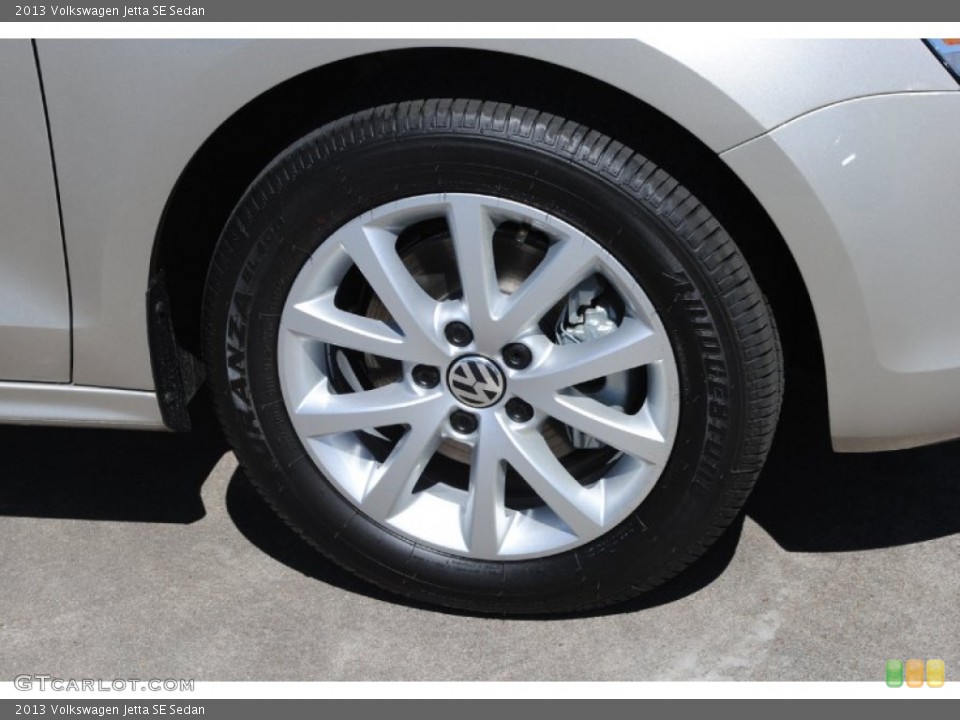 2013 Volkswagen Jetta SE Sedan Wheel and Tire Photo #78231831