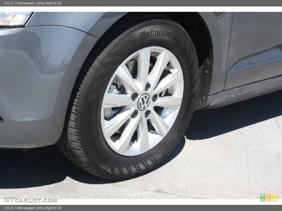 2013 Volkswagen Jetta Hybrid SE Wheel and Tire Photo #78232293
