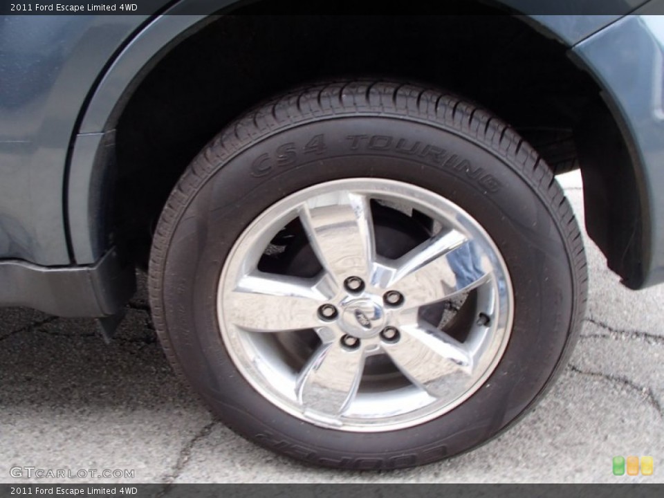 2011 Ford Escape Limited 4WD Wheel and Tire Photo #78233907