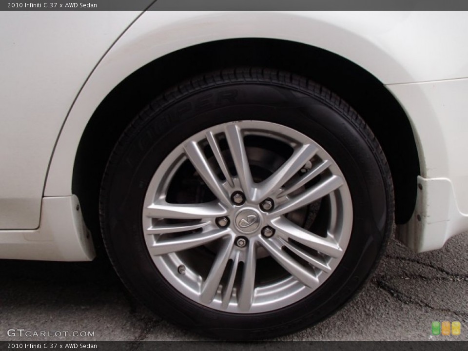 2010 Infiniti G 37 x AWD Sedan Wheel and Tire Photo #78236020