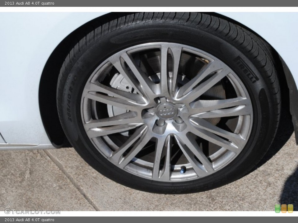 2013 Audi A8 4.0T quattro Wheel and Tire Photo #78241750