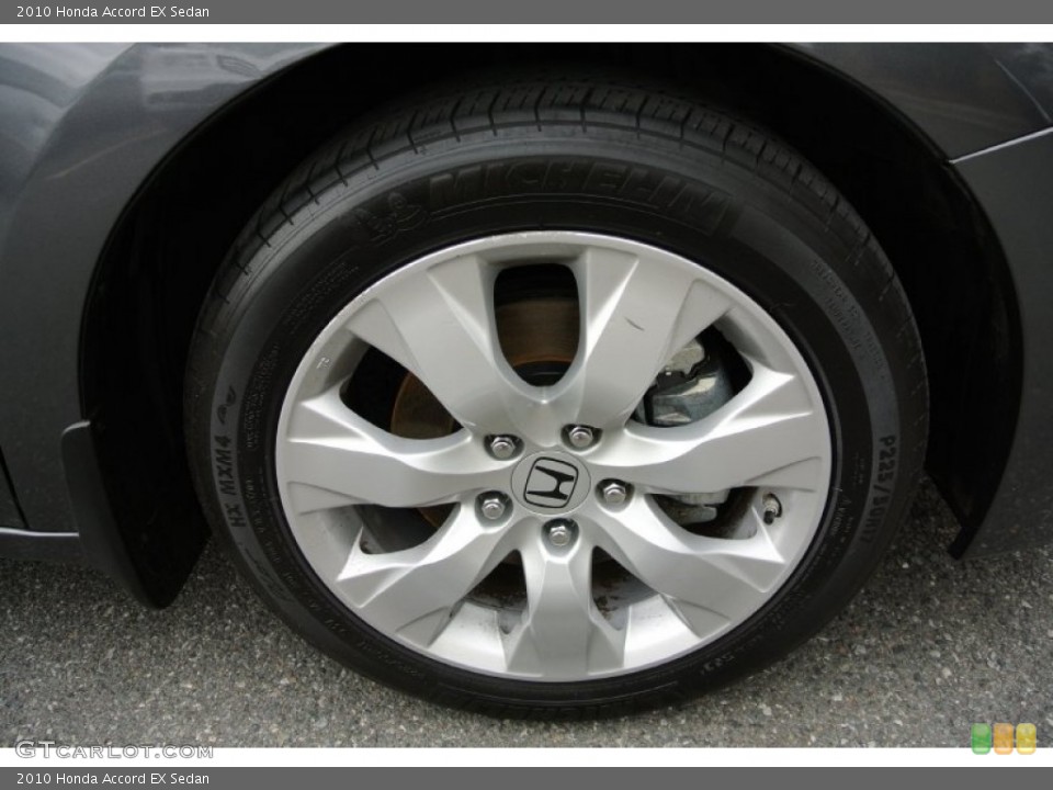 2010 Honda Accord EX Sedan Wheel and Tire Photo #78242419