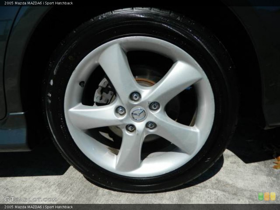 2005 Mazda MAZDA6 i Sport Hatchback Wheel and Tire Photo #78242966