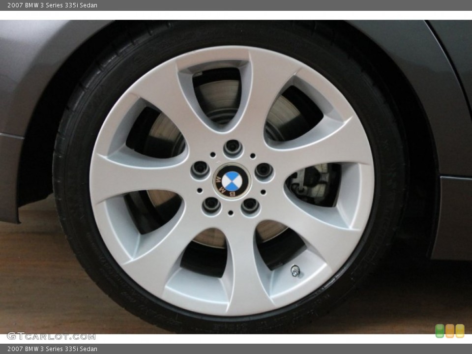 2007 BMW 3 Series 335i Sedan Wheel and Tire Photo #78243733
