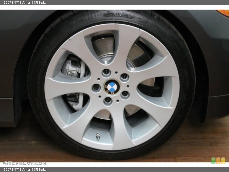 2007 BMW 3 Series 335i Sedan Wheel and Tire Photo #78243755