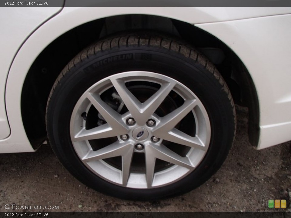 2012 Ford Fusion SEL V6 Wheel and Tire Photo #78244268