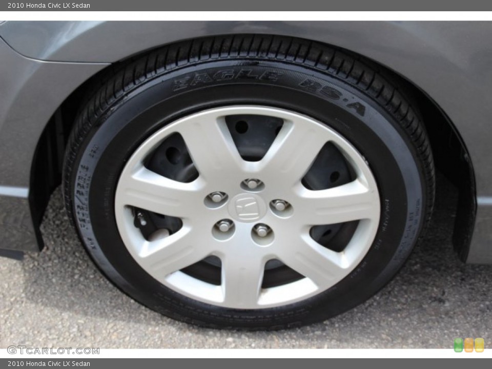 2010 Honda Civic LX Sedan Wheel and Tire Photo #78249310