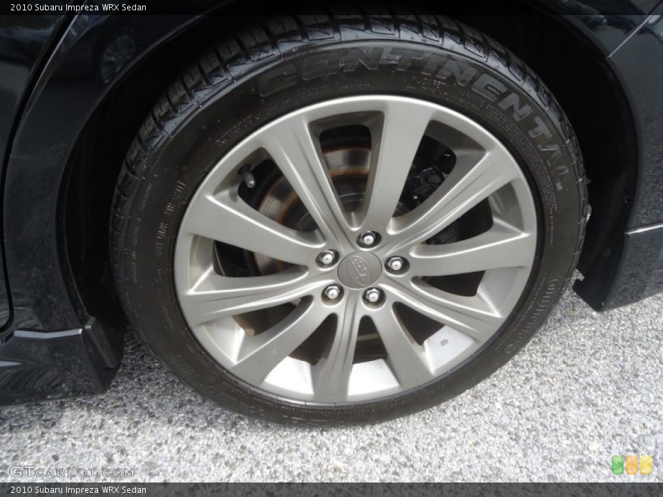 2010 Subaru Impreza WRX Sedan Wheel and Tire Photo #78250657