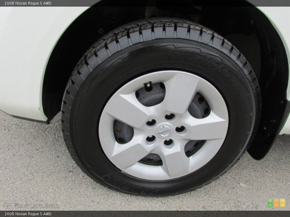 2008 Nissan Rogue S AWD Wheel and Tire Photo #78251035