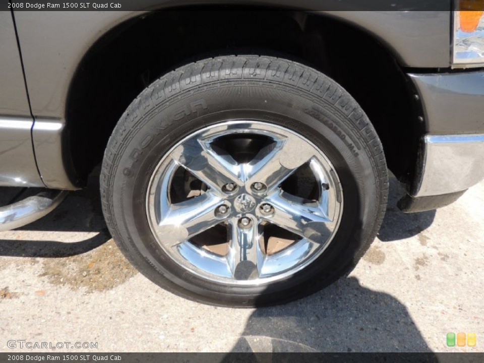2008 Dodge Ram 1500 SLT Quad Cab Wheel and Tire Photo #78251479