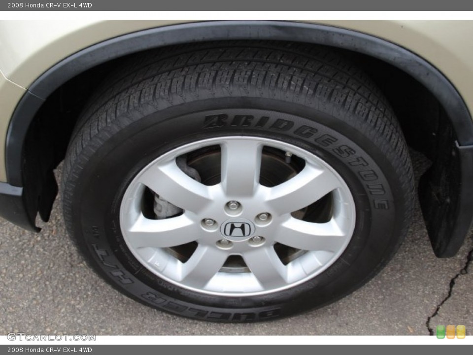 2008 Honda CR-V EX-L 4WD Wheel and Tire Photo #78252831