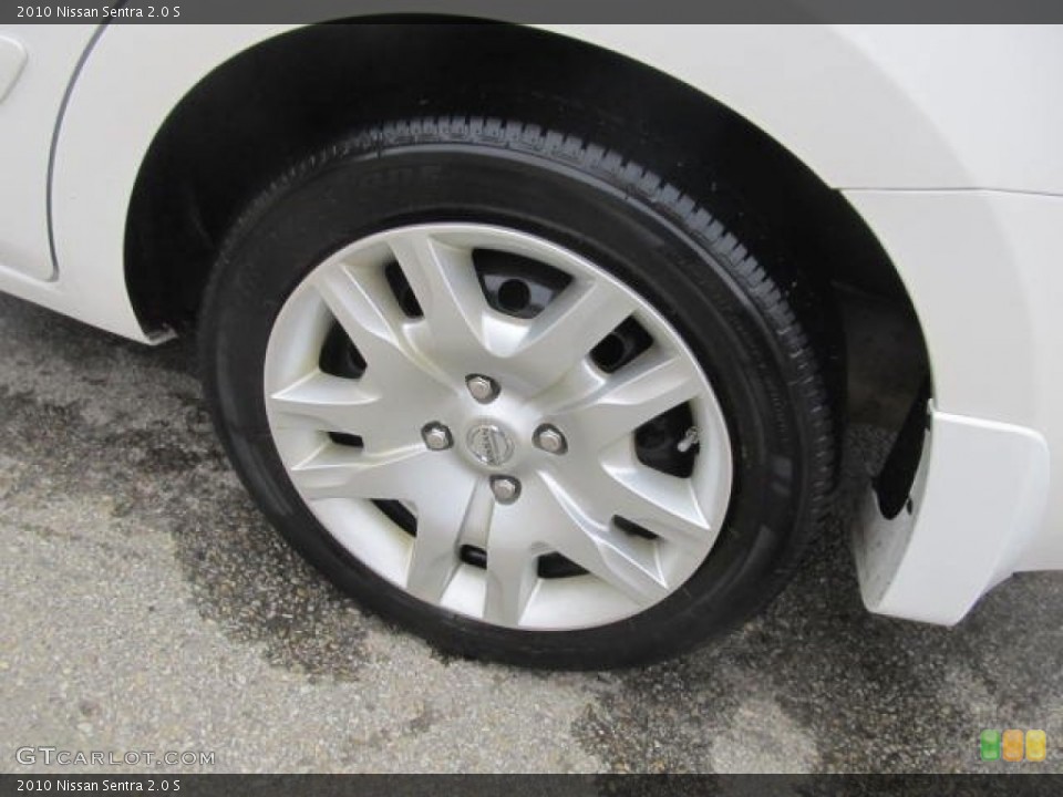 2010 Nissan Sentra 2.0 S Wheel and Tire Photo #78254902