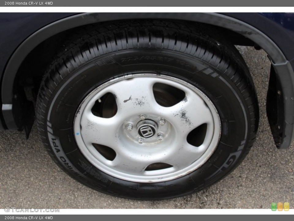 2008 Honda CR-V LX 4WD Wheel and Tire Photo #78254967