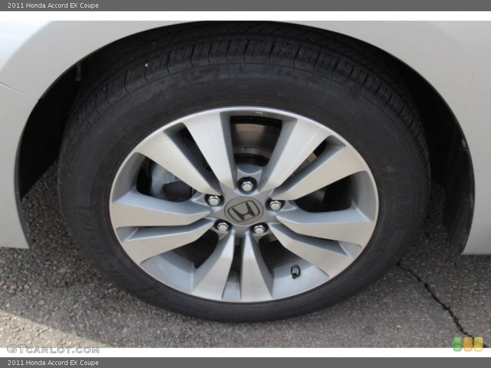 2011 Honda Accord EX Coupe Wheel and Tire Photo #78256072