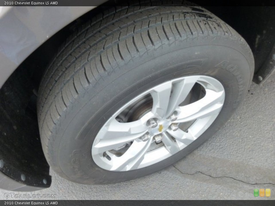 2010 Chevrolet Equinox LS AWD Wheel and Tire Photo #78256285