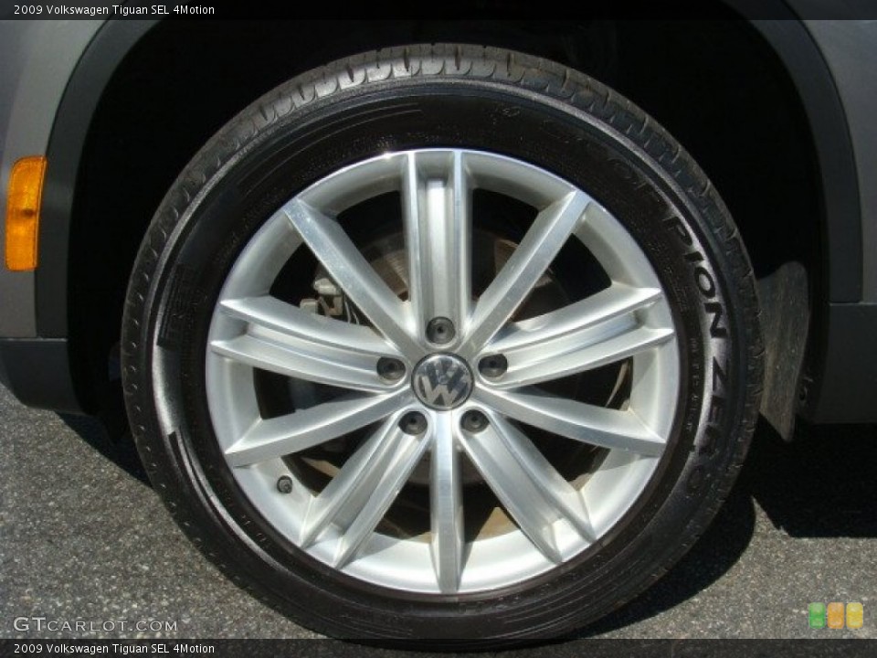 2009 Volkswagen Tiguan SEL 4Motion Wheel and Tire Photo #78256660