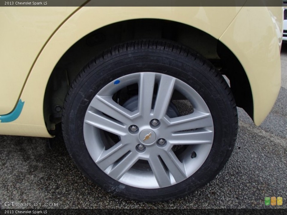 2013 Chevrolet Spark LS Wheel and Tire Photo #78259671