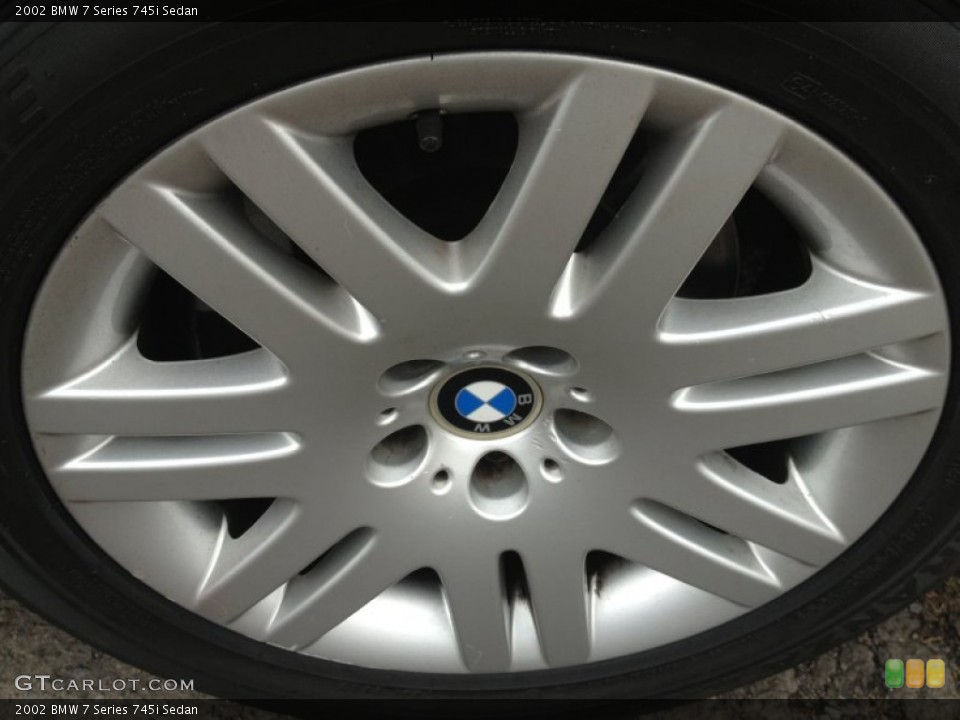 2002 BMW 7 Series 745i Sedan Wheel and Tire Photo #78259870
