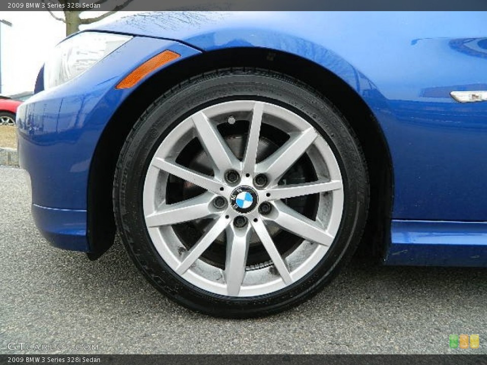 2009 BMW 3 Series 328i Sedan Wheel and Tire Photo #78260490