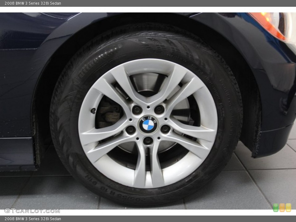 2008 BMW 3 Series 328i Sedan Wheel and Tire Photo #78260857