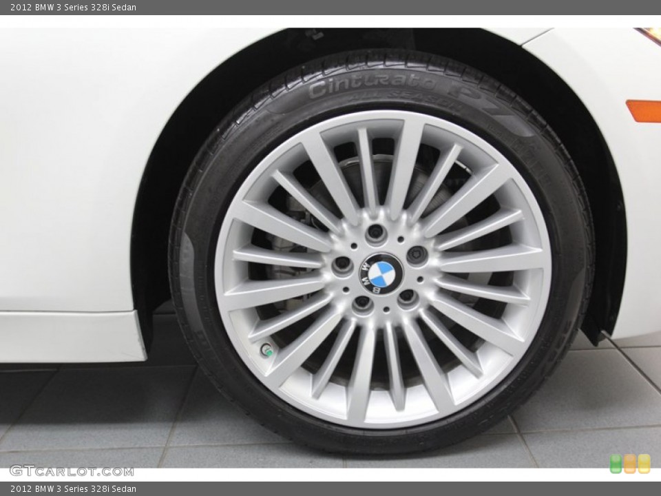 2012 BMW 3 Series 328i Sedan Wheel and Tire Photo #78263107