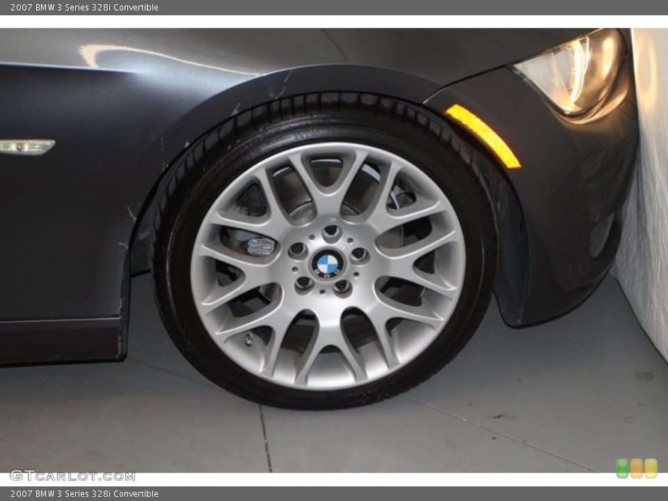 2007 BMW 3 Series 328i Convertible Wheel and Tire Photo #78268082