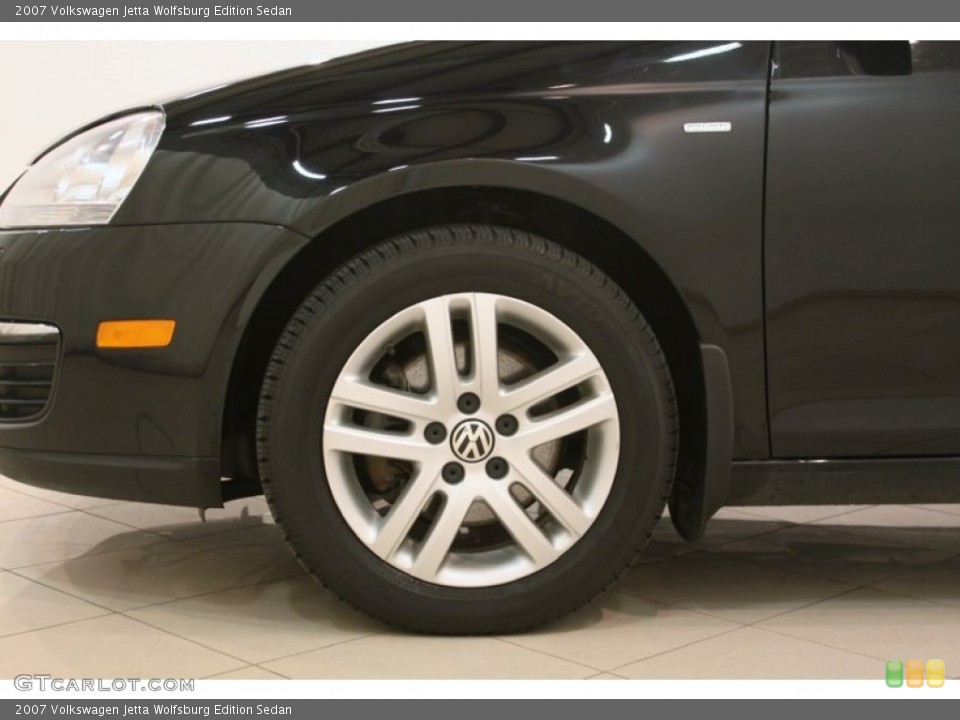 2007 Volkswagen Jetta Wolfsburg Edition Sedan Wheel and Tire Photo #78269356
