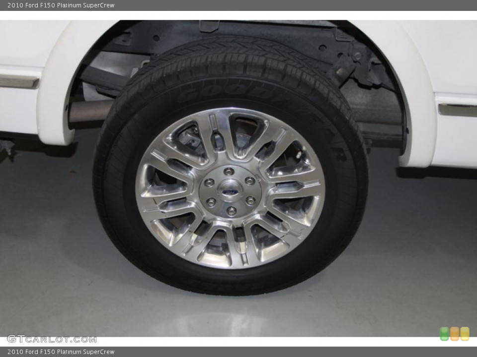 2010 Ford F150 Platinum SuperCrew Wheel and Tire Photo #78271176