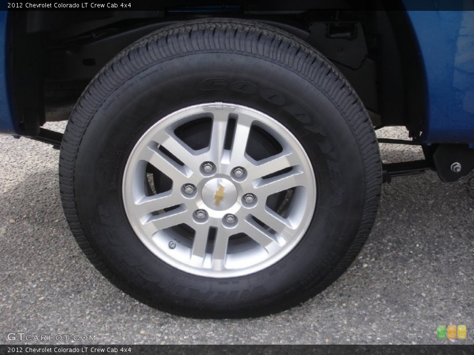 2012 Chevrolet Colorado LT Crew Cab 4x4 Wheel and Tire Photo #78271751