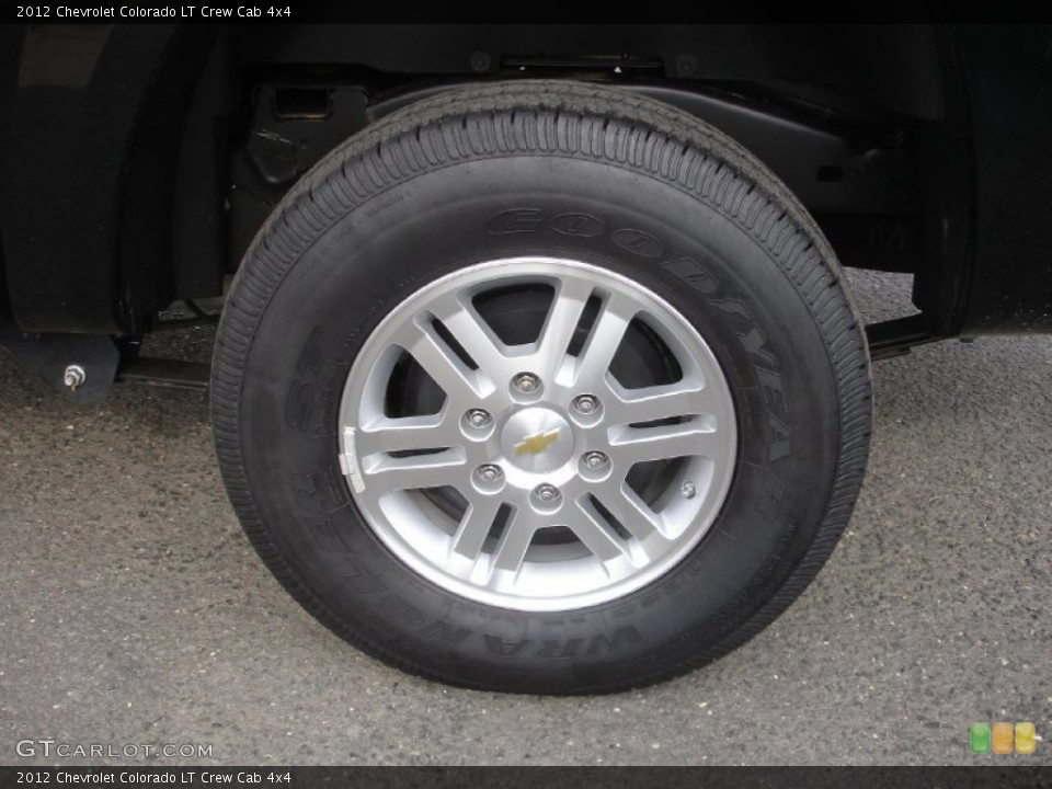 2012 Chevrolet Colorado LT Crew Cab 4x4 Wheel and Tire Photo #78272140