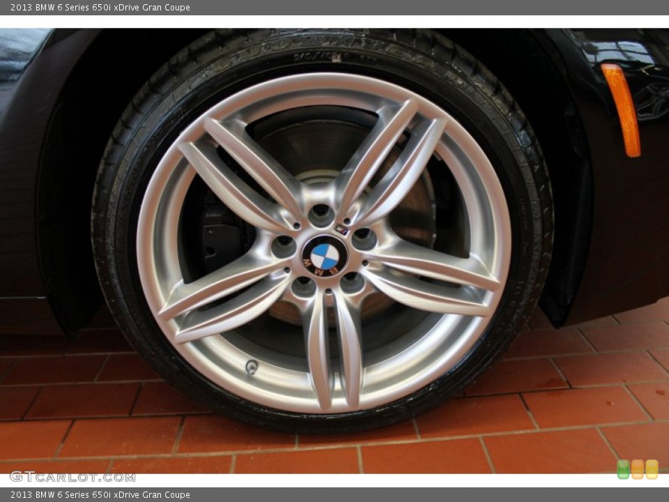 2013 BMW 6 Series 650i xDrive Gran Coupe Wheel and Tire Photo #78273730