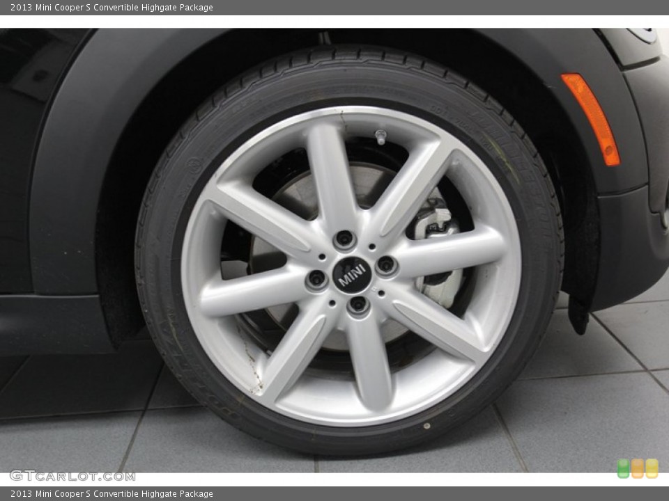 2013 Mini Cooper S Convertible Highgate Package Wheel and Tire Photo #78274087