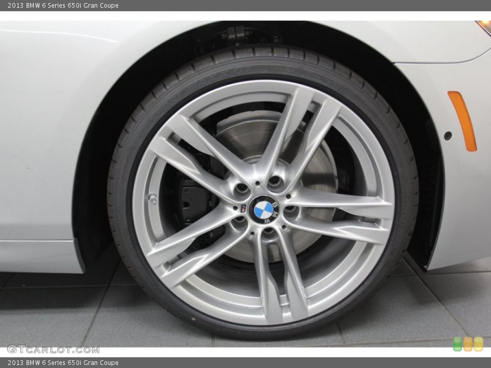 2013 BMW 6 Series 650i Gran Coupe Wheel and Tire Photo #78276166