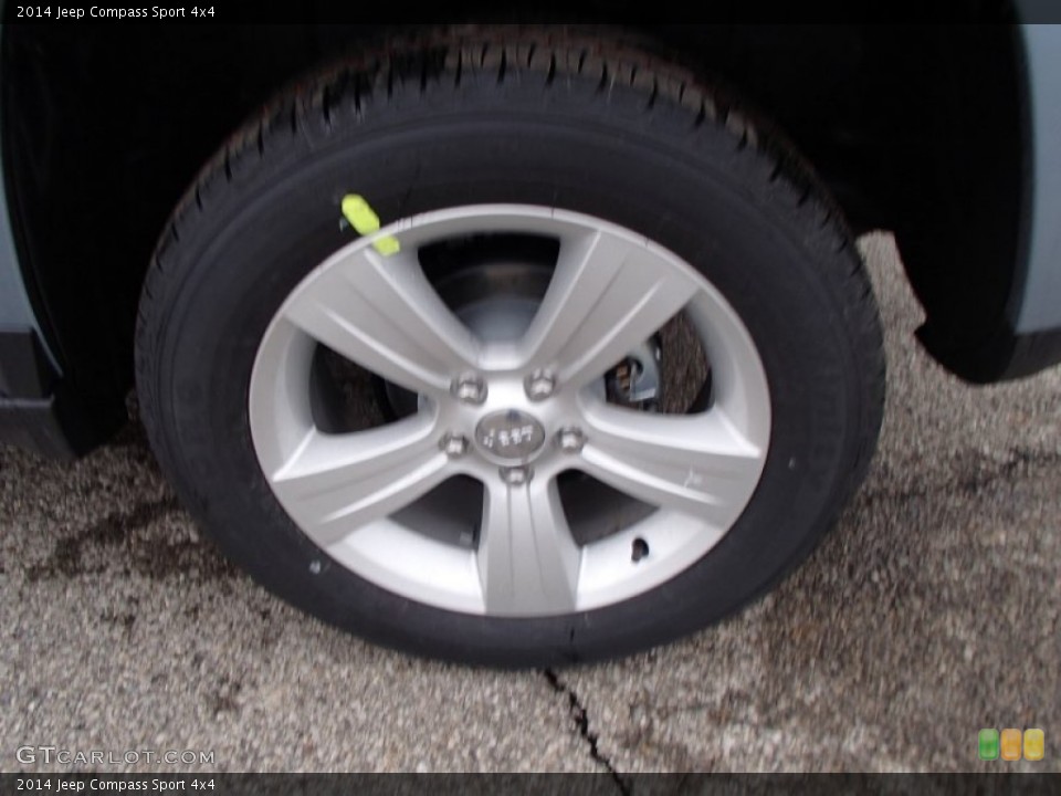 2014 Jeep Compass Sport 4x4 Wheel and Tire Photo #78278802