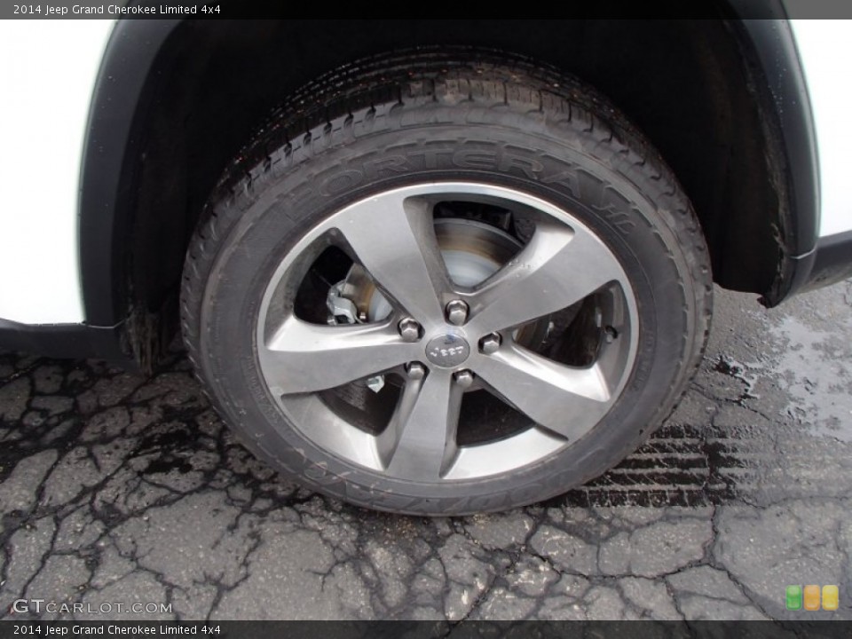 2014 Jeep Grand Cherokee Limited 4x4 Wheel and Tire Photo #78279592