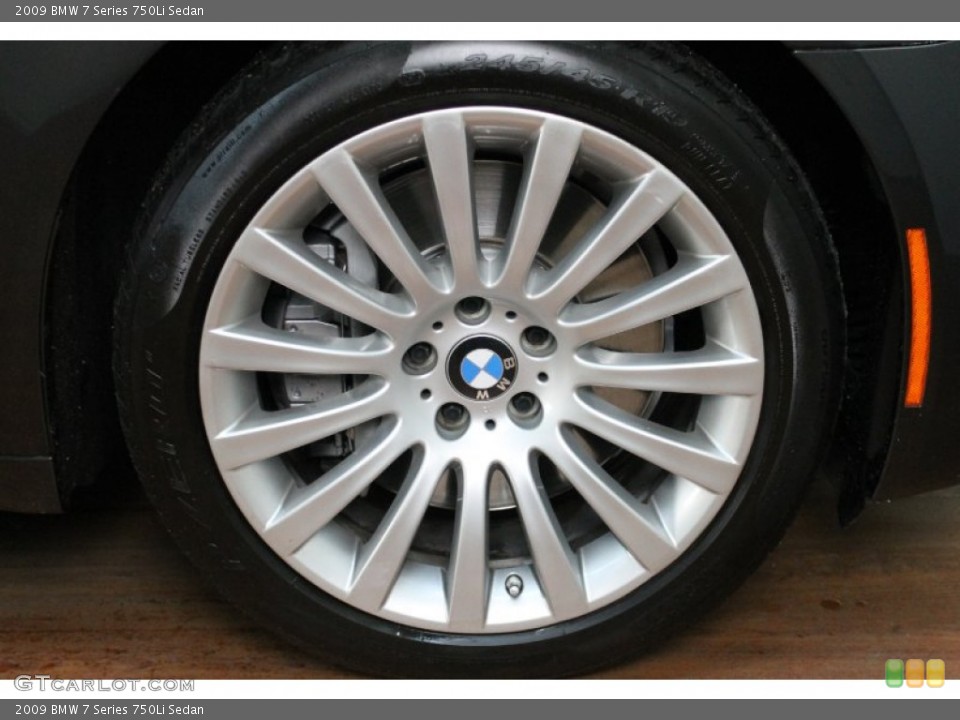 2009 BMW 7 Series 750Li Sedan Wheel and Tire Photo #78286652