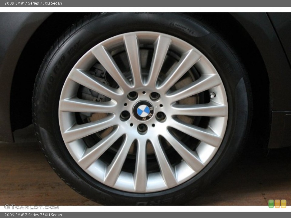 2009 BMW 7 Series 750Li Sedan Wheel and Tire Photo #78286673