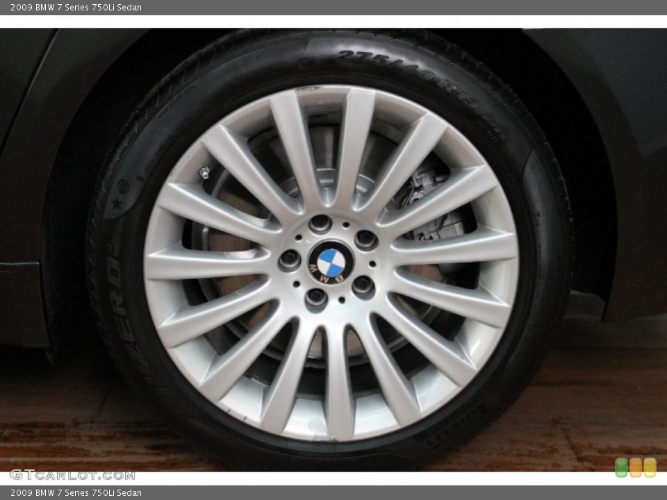 2009 BMW 7 Series 750Li Sedan Wheel and Tire Photo #78286684
