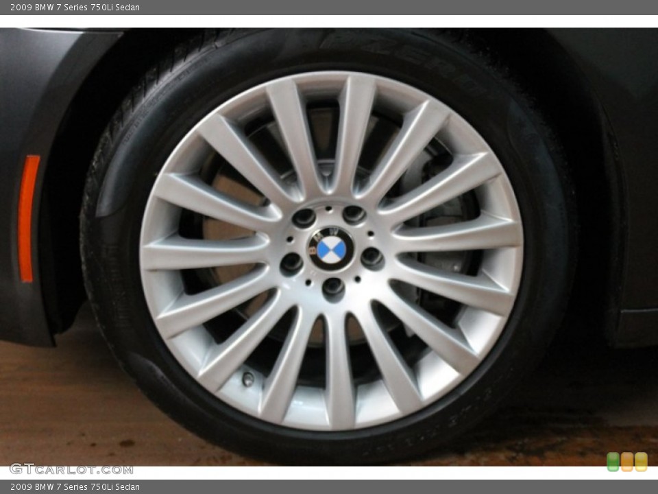 2009 BMW 7 Series 750Li Sedan Wheel and Tire Photo #78286703