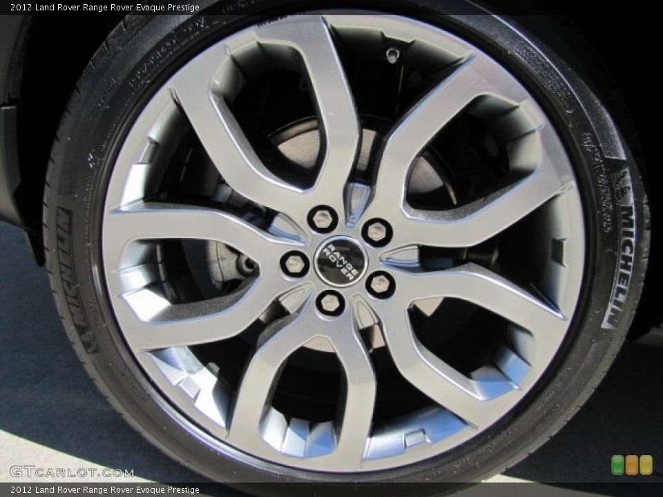 2012 Land Rover Range Rover Evoque Prestige Wheel and Tire Photo #78287368