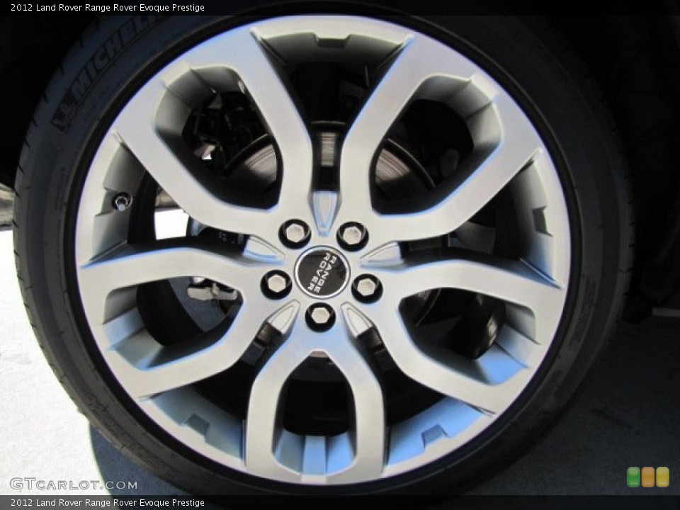 2012 Land Rover Range Rover Evoque Prestige Wheel and Tire Photo #78287381