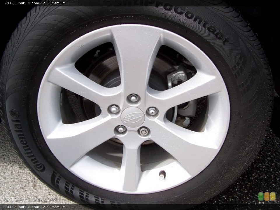 2013 Subaru Outback 2.5i Premium Wheel and Tire Photo #78289808