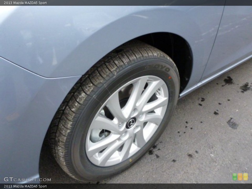 2013 Mazda MAZDA5 Sport Wheel and Tire Photo #78289982